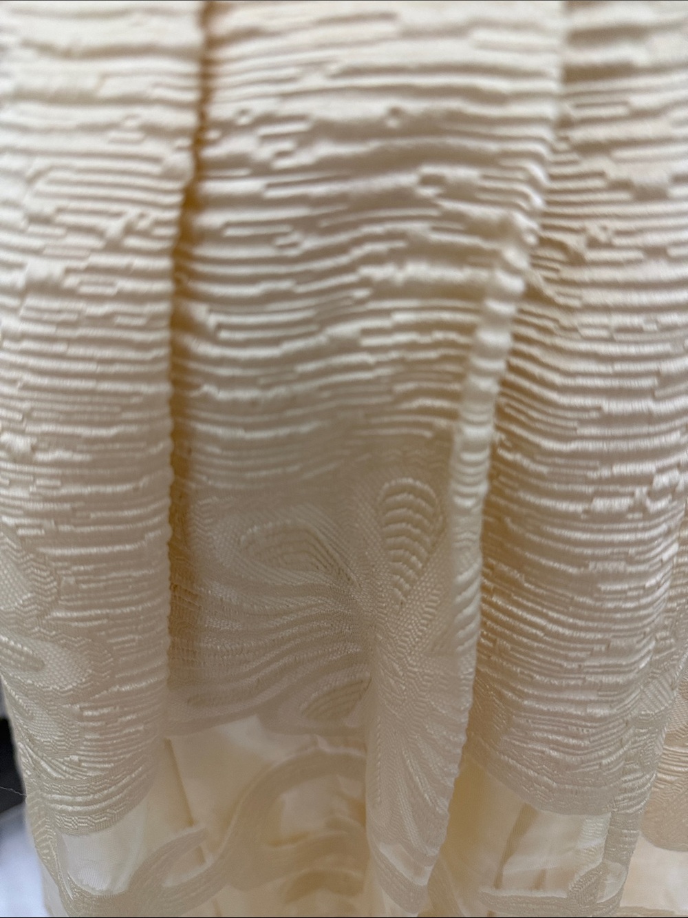 Jealous Tomato Cream Embroidered Midi Skirt - Picture 3 of 4